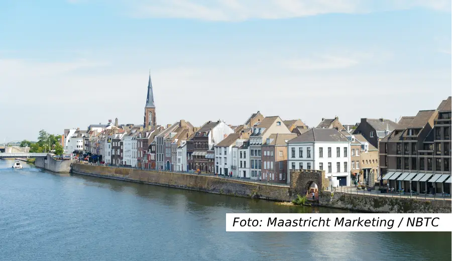 Maaskade waterpoort in Wyck - Maastricht Marketing